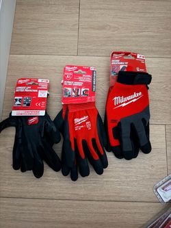Milwaukee Work Gloves 3-Pair Bundle Size M