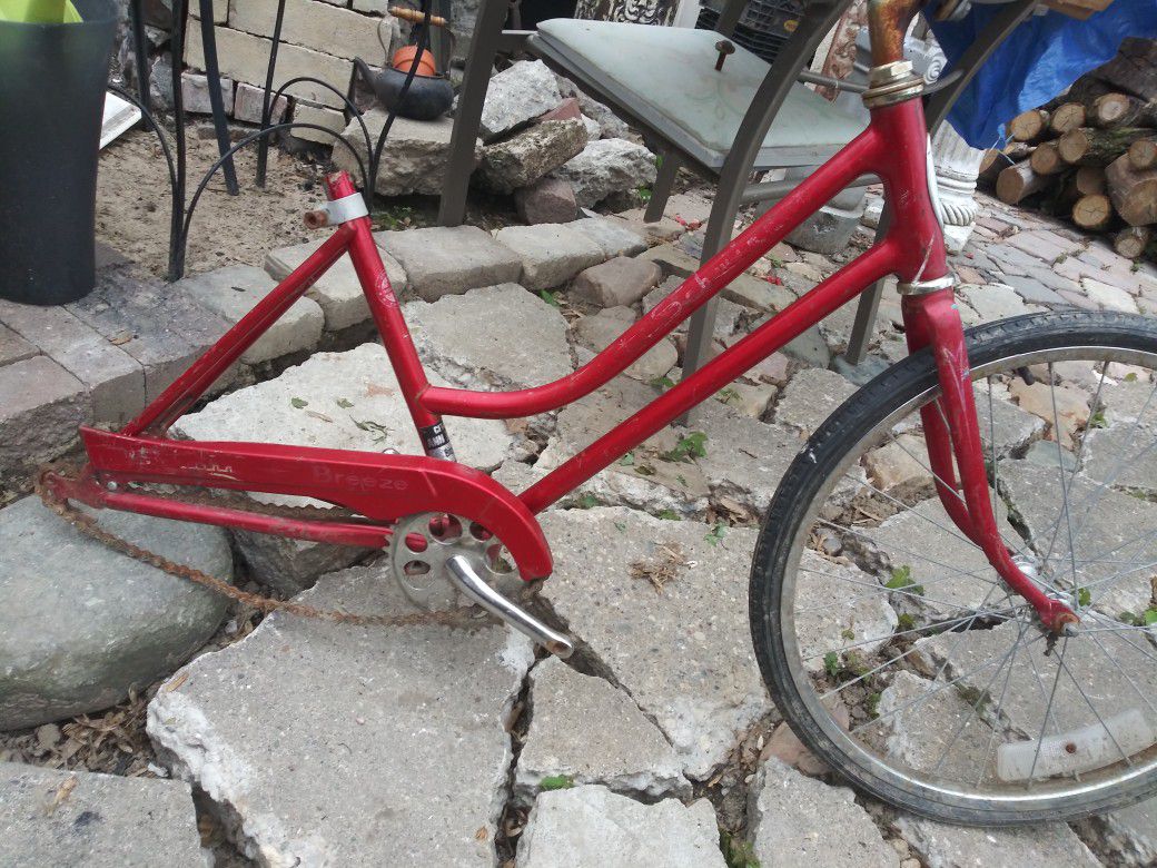 Vintage schwinn bike frame/ parts