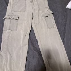 American Eagle sage cargo pants