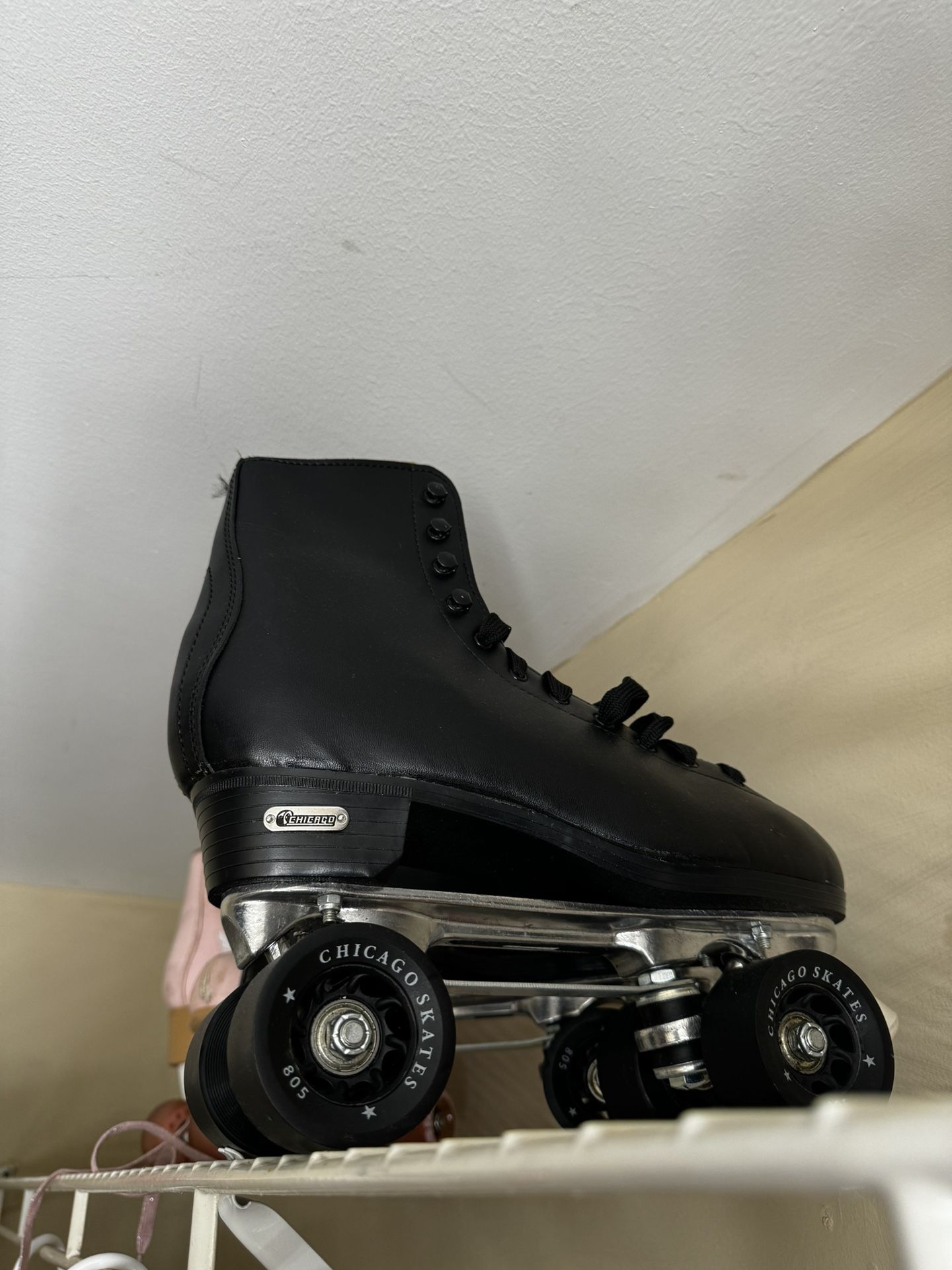 Black Pro Roller Skates