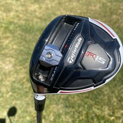 EXCELLENT CONDITION ***TOUR ISSUE TAYLORMADE R15 TP GOLF FAIRWAY WOOD 15* ADJUSTABLE LOFT #3 W $299 BI MATRIX RXI BUBBA WATSON LIMITED EDITION X**LH