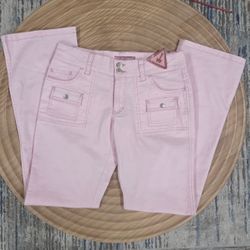 Womens Pink Cotton Pants SIZE 9