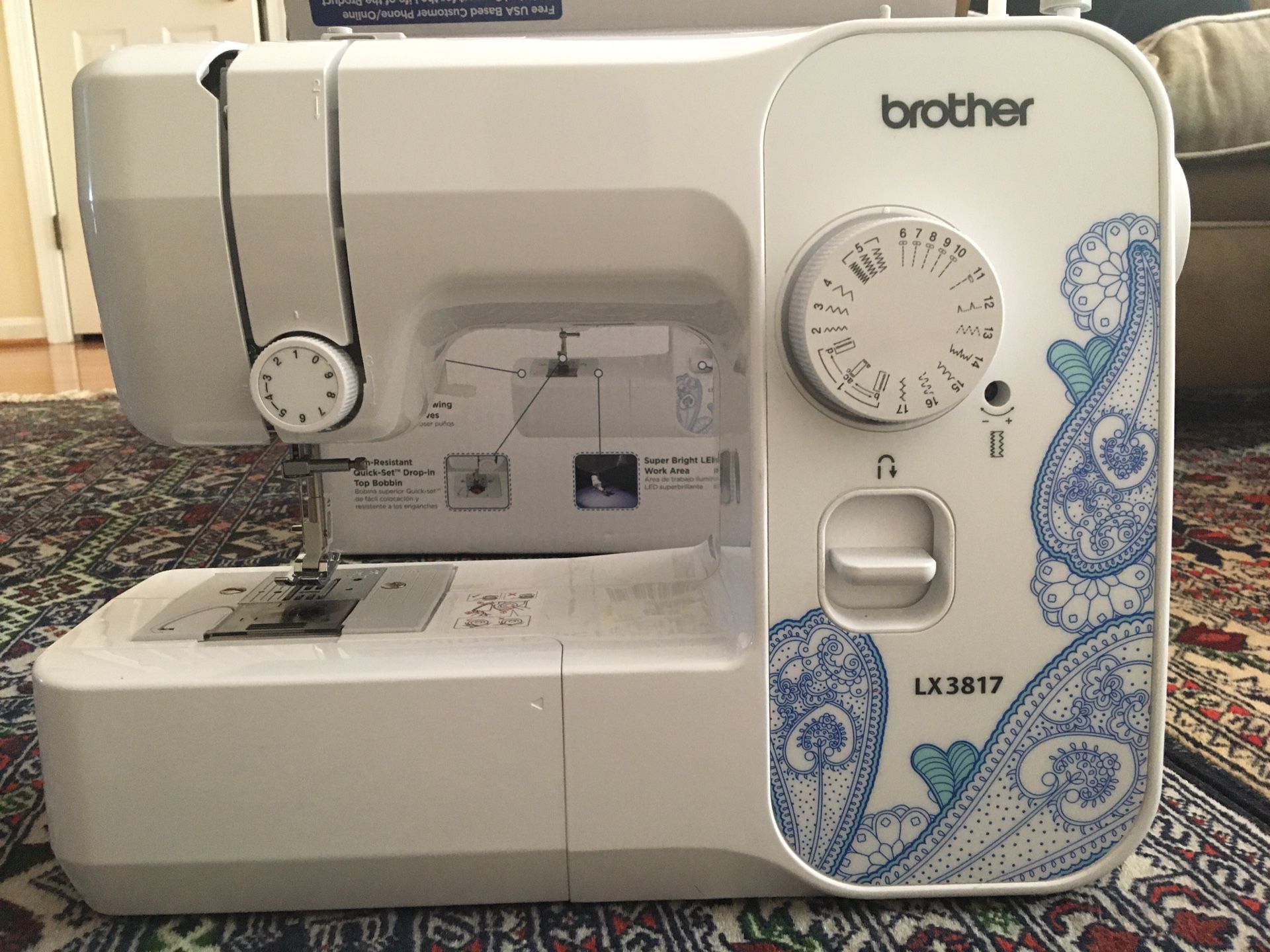 Lx 3817 brother sewing machine