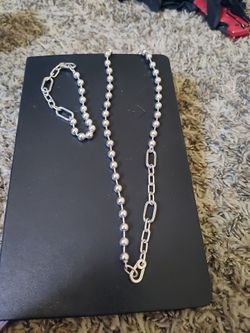 New pandora necklace n bracelet
