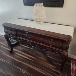 Wood Console Table
