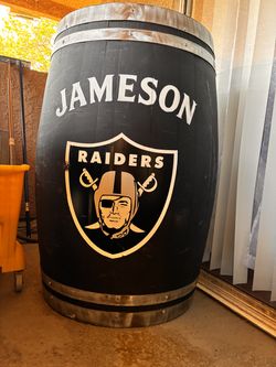 Raiders Real Life Wooden Barrell OBO