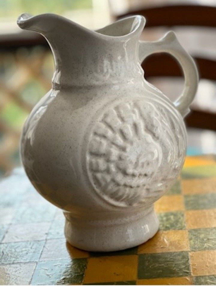 Vintage Ceramic Turkey Pitcher 