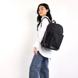 Beis black travel Backpack 
