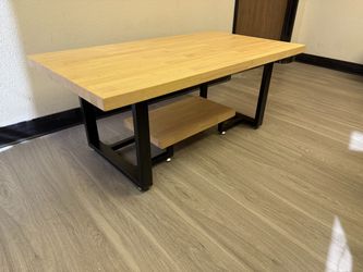 Butcher Block Beautiful Coffee Table