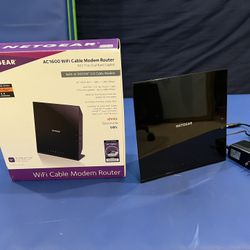 Netgear Cable Modem Ac1600 Ethernet, Usb, WiFi 
