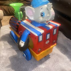Vintage Elephant Loco Musician Toy