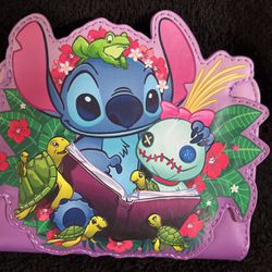 Disney Loungefly STITCH Wallet -Mini Back Pack In Profile (Price Is Firm) 👩‍🎓💐❤️