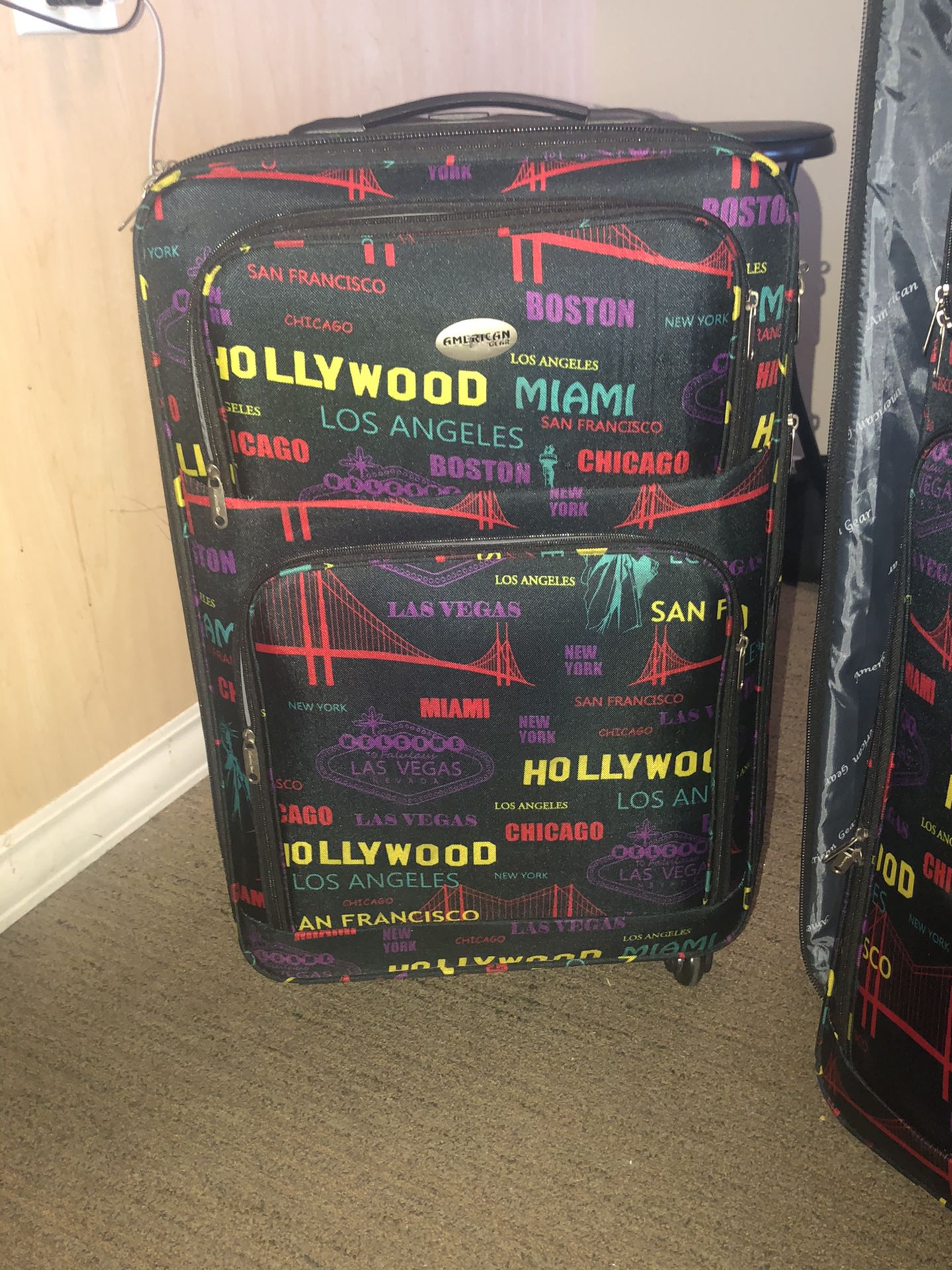 A trip around the world luggage!