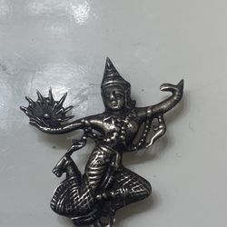 Sterling Silver Brooch Set