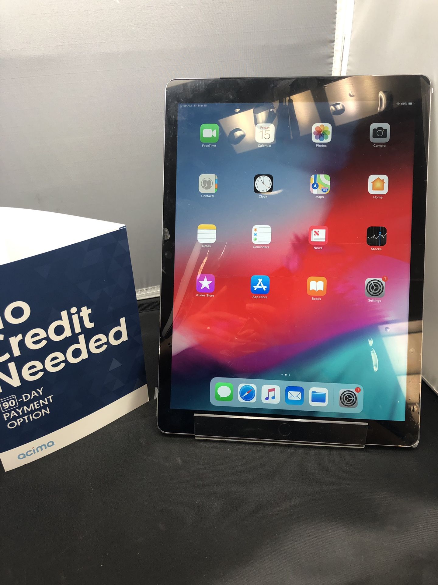 Apple iPad Pro 12.9” 128gb + unlocked cellular— You can come to my store- —875 N Mill St Lewisville Texas Bam liquidation —- * Monday- Friday 9a