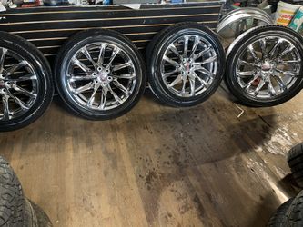 22” New Chrome Chevy Wheels