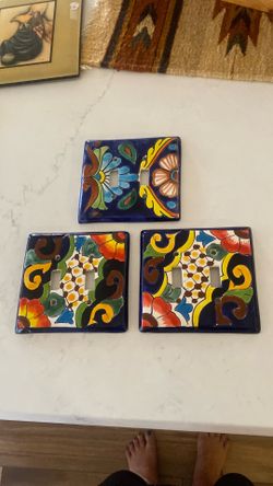 3 Talavera Switch Playe Covers NEW