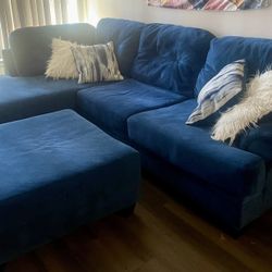 Sectional And Ottoman 