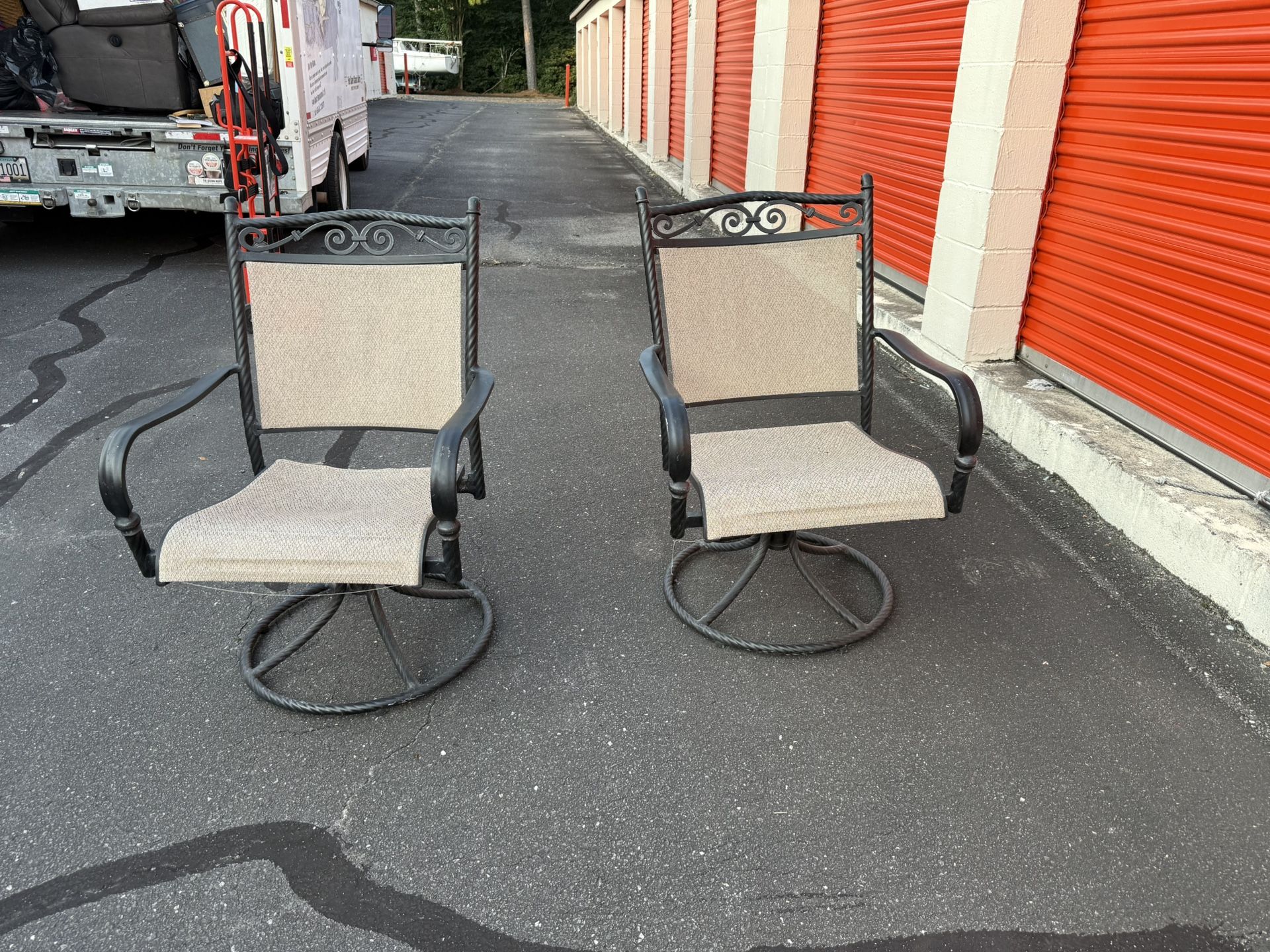 Two Outdoor Patio Chairs