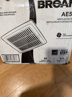 Bathroom exhaust fan