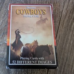 Playing Cards - Cowboy Themed