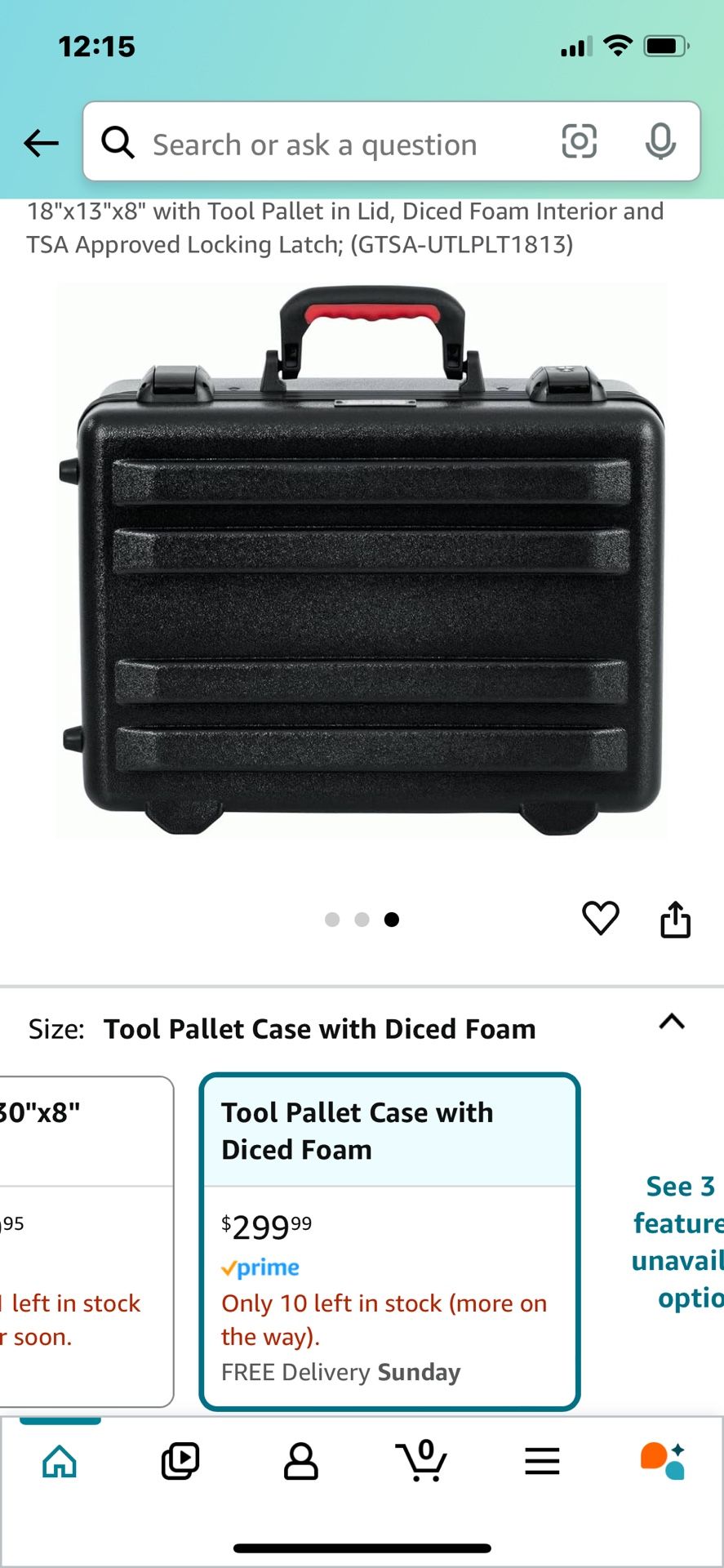 ($150 ) TSA-Approved Travel Tool Case