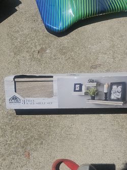 3 piece wall shelf set