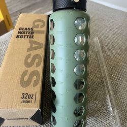 Glass Water Bottle
