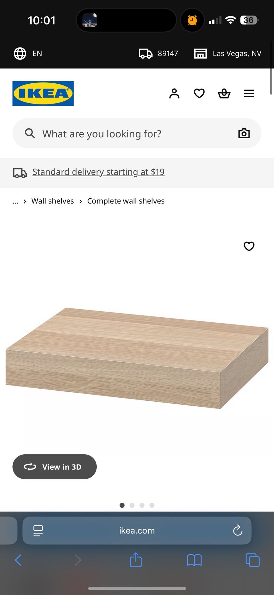3 IKEA LACK Shelves