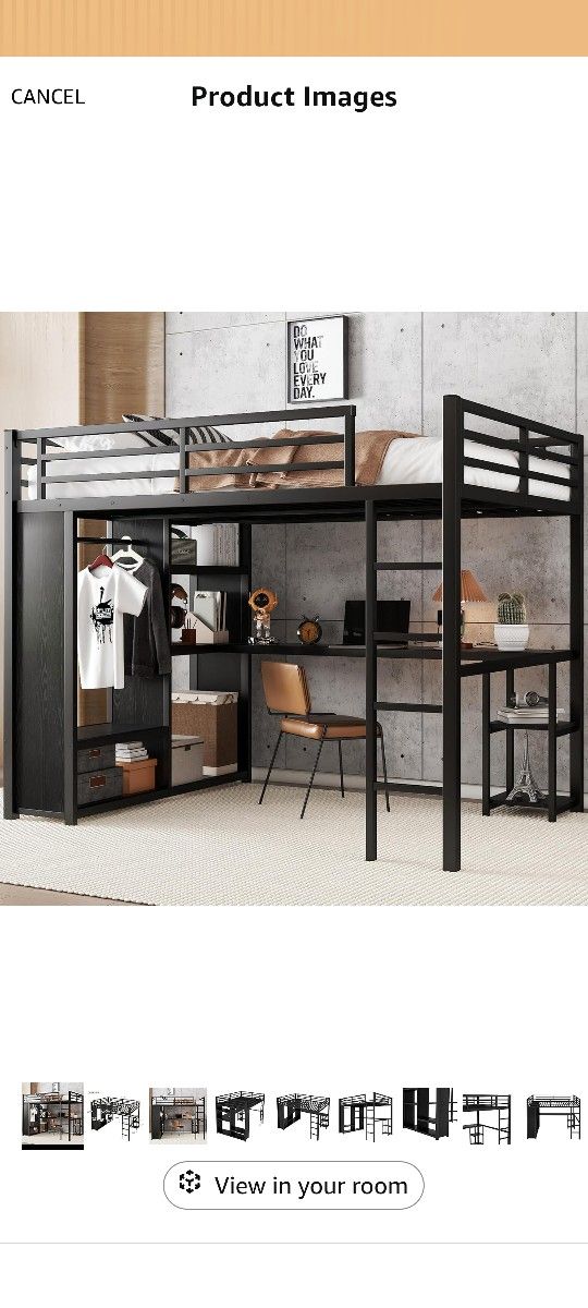 Queen Loft Bed 