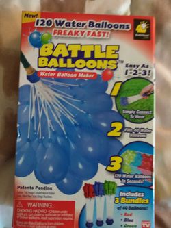 Brand new Battle Balloons water balloon maker