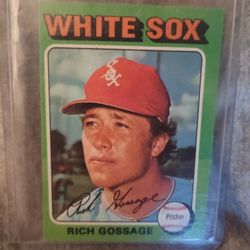 1975 Topps Rich Gossage Card