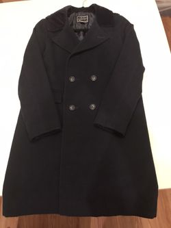 Rothschild Boys Navy Winter Dress Coat (size 14)