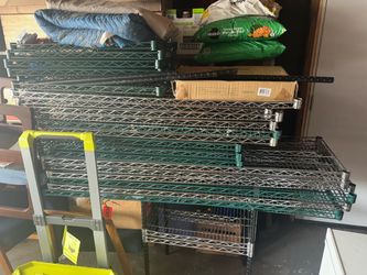 Metal shelving