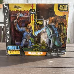 Godzilla Vs Kong Hollow Earth Figures Set