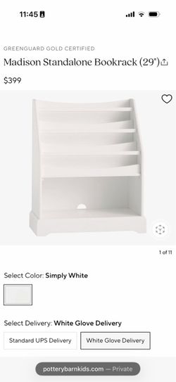Pottery Barn Kids bookshelve