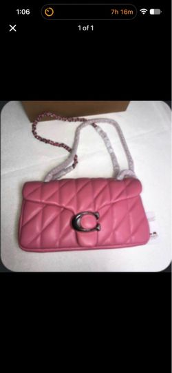 Pink coach tabby bag used