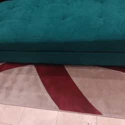 *Summer Sale Event*---Biscayne Jazzy Green Fabric Sectional Sofa W/Ottoman---Now $999---Delivery And Easy Financing Available 