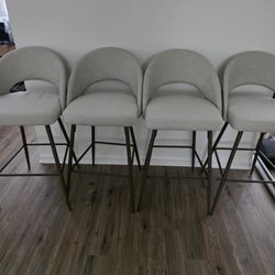 Glitzhome Barstools Set Of 4