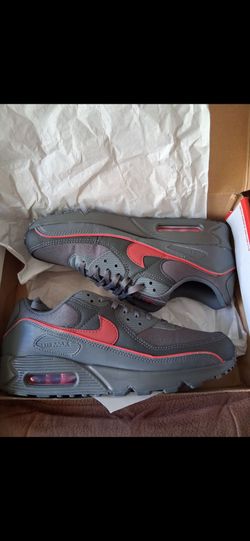 Nike Air Max 90 Grey Red Sneakers