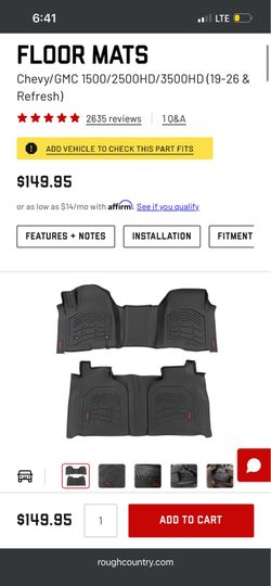 Rough Country floor mats