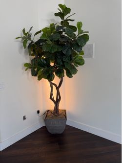 Faux Fiddle Leaf Fig Tree