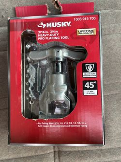 Husky 3/16 -3/4 in. heavy duty pro flaring tool