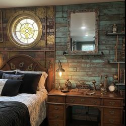 Steampunk Style Mirror 