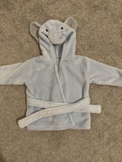 Baby Elephant Hooded Robe