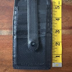Wilsons Leather Card Case $5 (snap closures / 14-card slots 