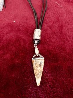 Coffee Agate pendant Necklace