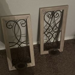 Wall Candle Holder Decor 