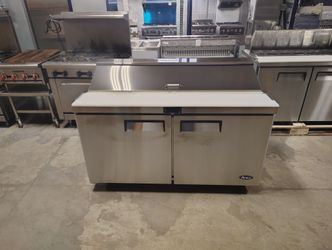 Atosa MSF8303GR 2 Door Prep cooler