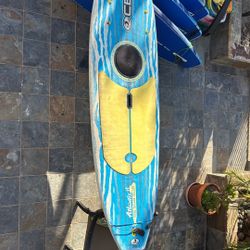 CBC 9’6” Atlantis Sub SUP with Leash & New Fin